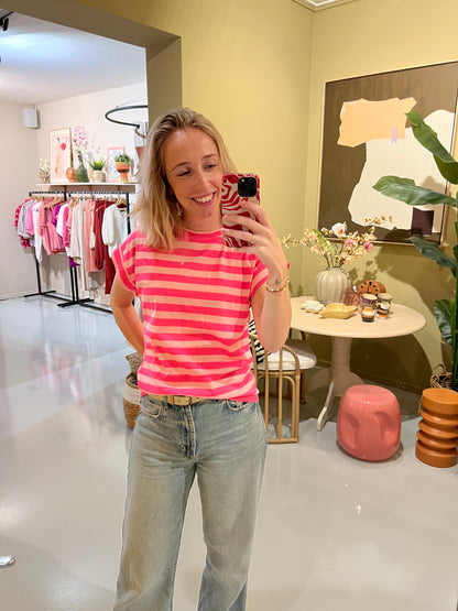 T-shirt - Kate roze streep