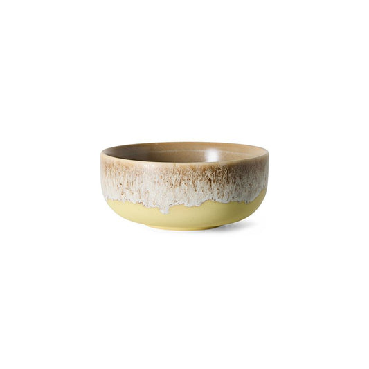 PRE-ORDER - HKLIVING - 70s ceramics: Tapas bowl - Custard