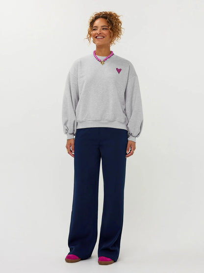 Ydence | Sweater Love letter | Grey