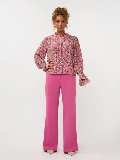 Ydence | Blouse Francesca | Pink Flower
