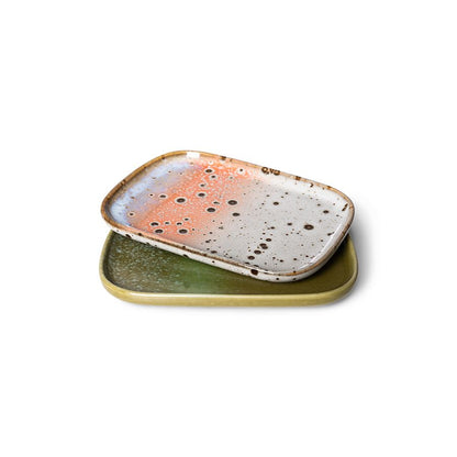 HKLIVING - 70s ceramics small tray - Atlas Lychee