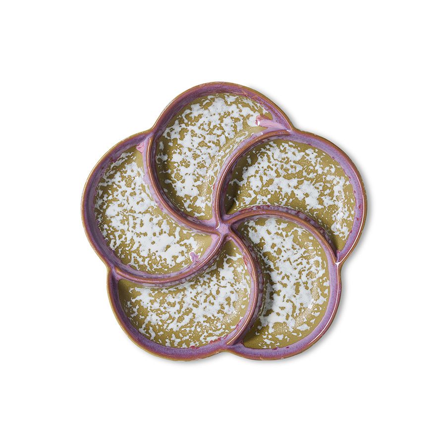 PRE-ORDER - HKLIVING - 70s ceramics: Snack tray - Deepsea