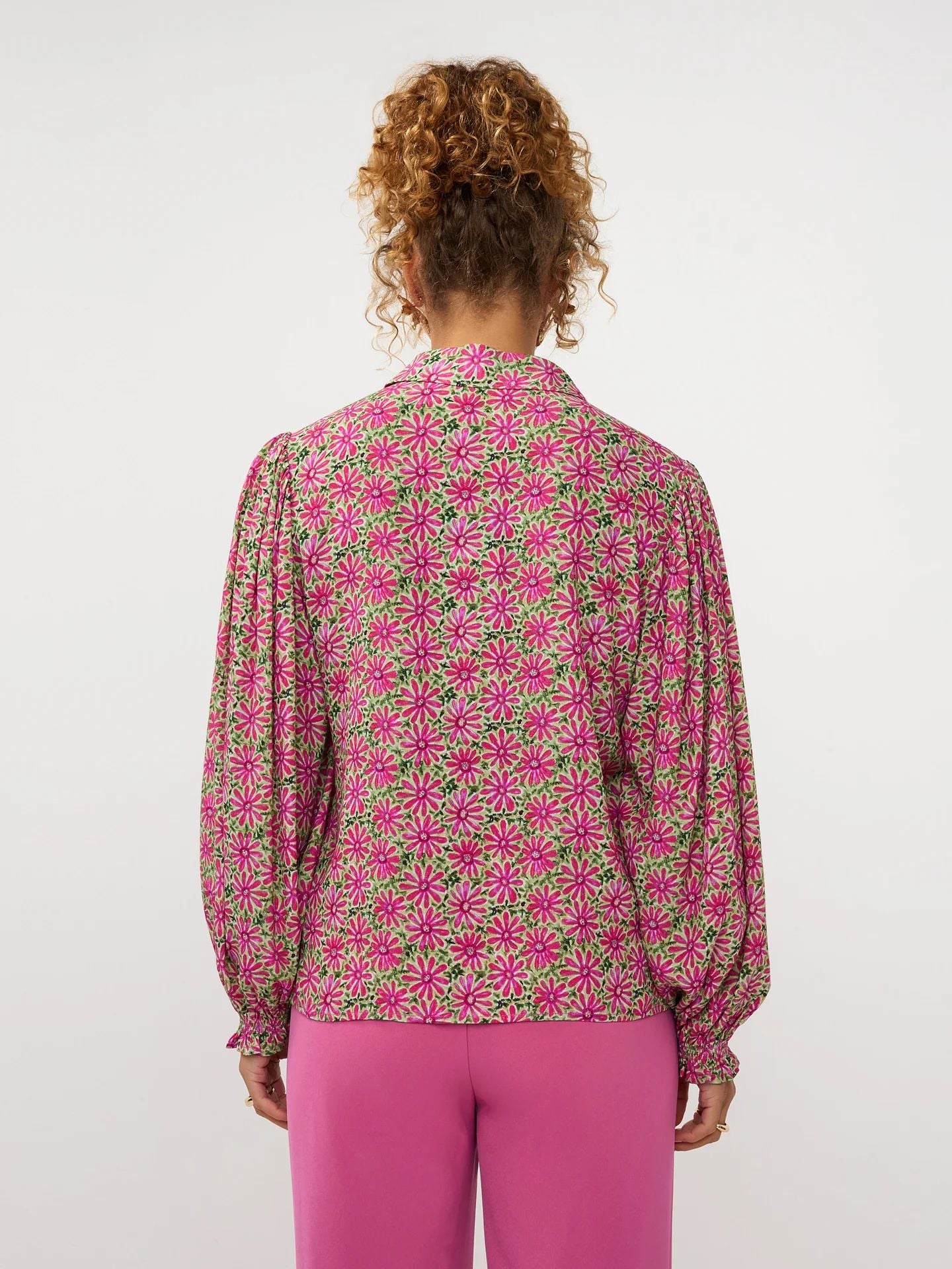 Ydence | Blouse Alyssa | Pink Flower