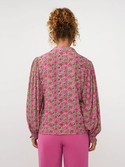 Ydence | Blouse Alyssa | Pink Flower