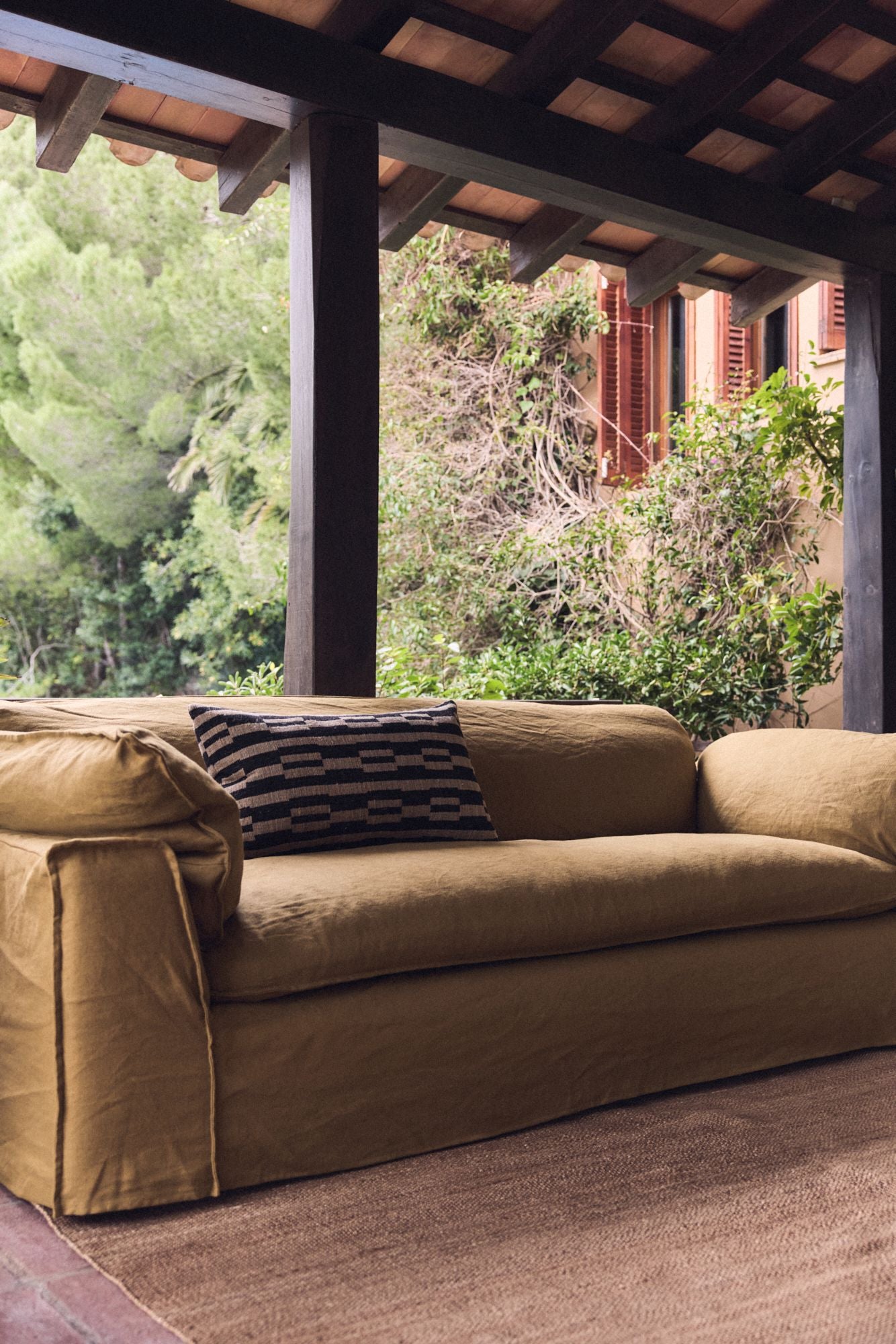 HKLIVING - Natural monochrome cushion