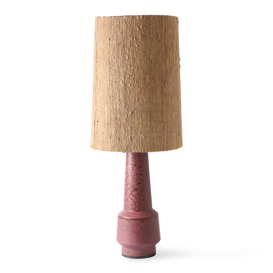 HKLIVING - Retro stoneware lamp base - purple