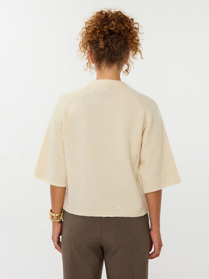 Ydence | Knitted Sweater Bunny | Ecru