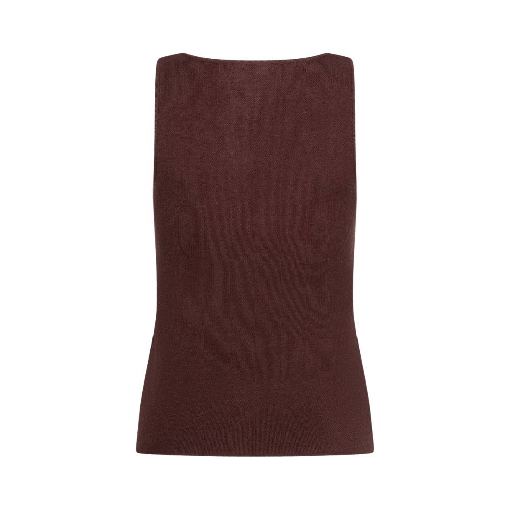 Ydence | Knitted top Mella | Brown