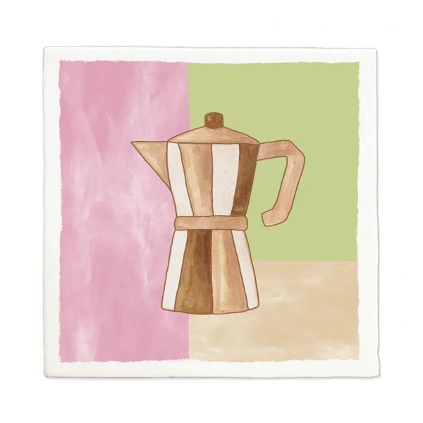 Tegeltje Liefs Karlijn - Moka Pot