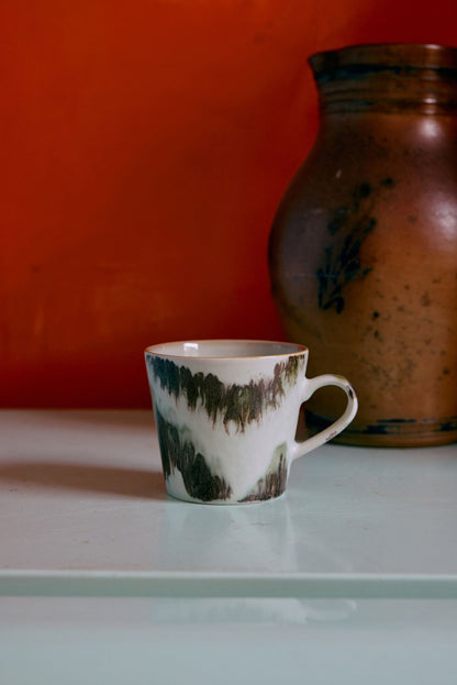 PRE ORDER - HKLIVING - 70s cappuccino mok - Tide