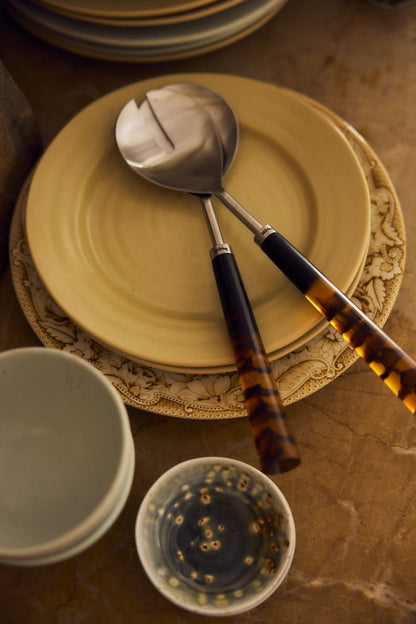 PRE-ORDER - HKLIVING - Salad cutlery - Havana