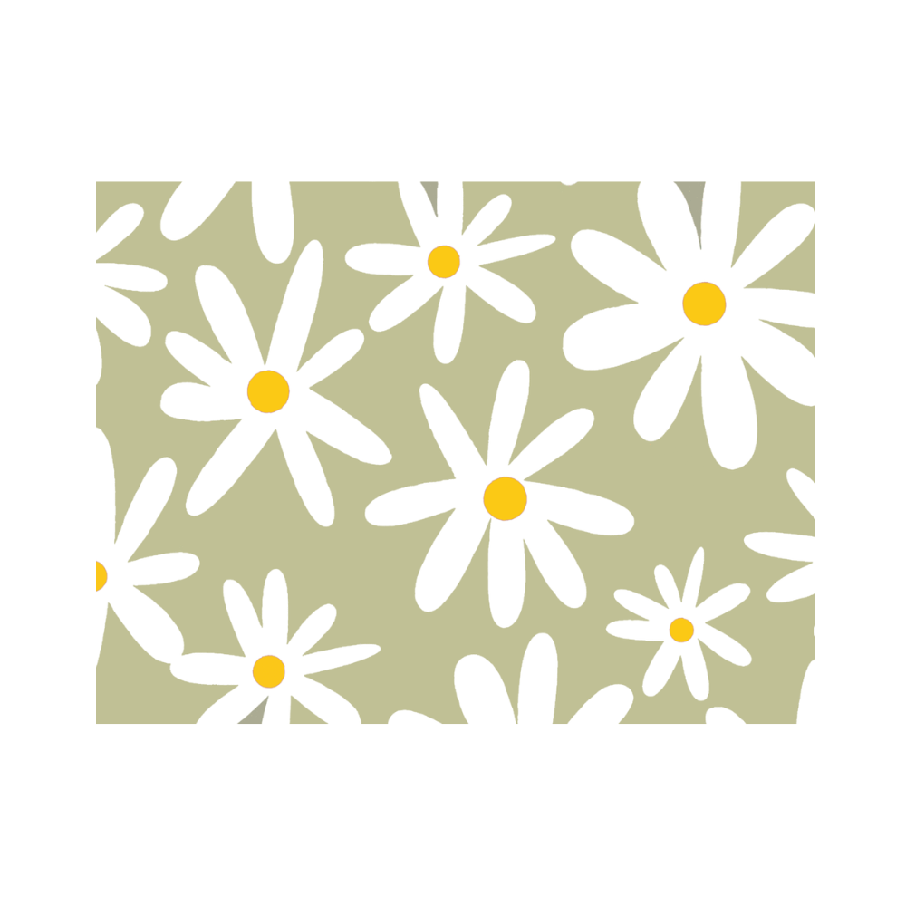 Placemat - Margrietjes Groen
