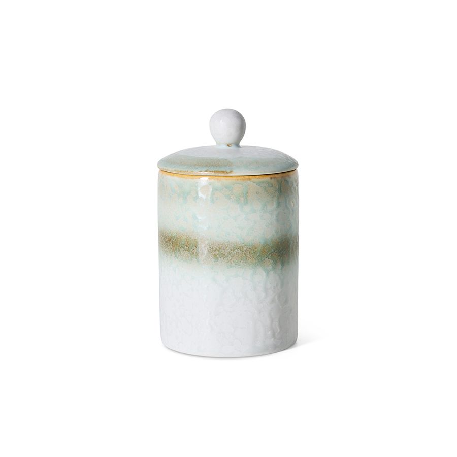 PRE-ORDER - HKLIVING - 70s ceramics: Jar - Lotus