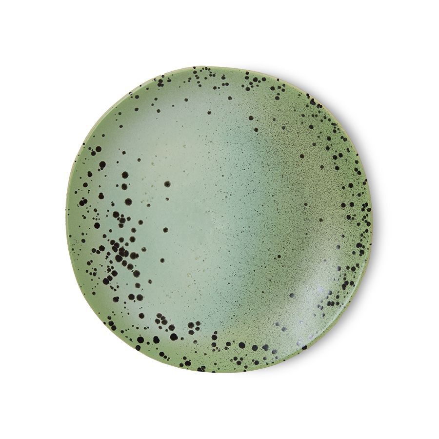PRE ORDER - HKLIVING - 70s side plates set van 2 - Fleck