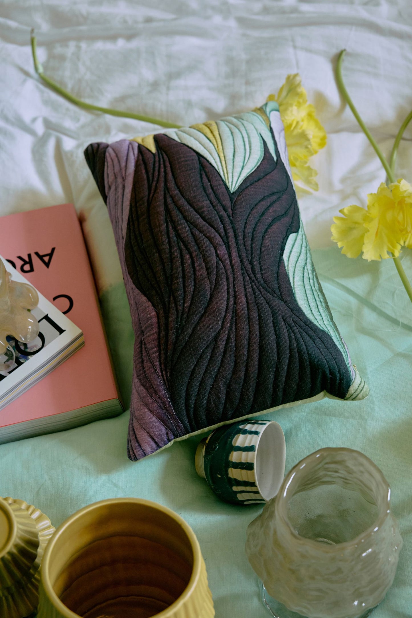 HKLIVING - Cushion - Watercolours