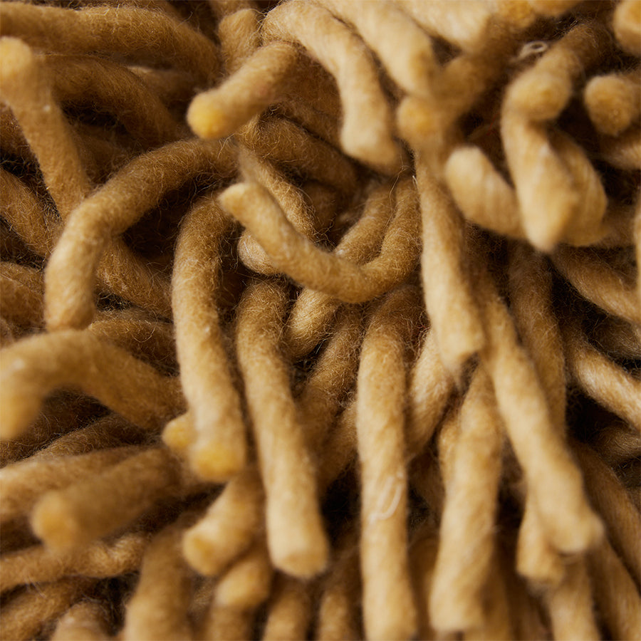 HKLIVING - Rugged Woolen Sierkussen - Olive