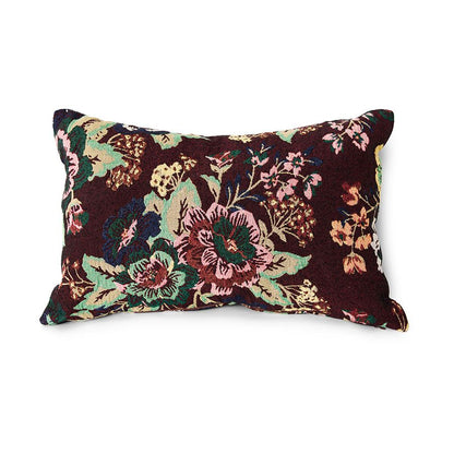PRE-ORDER - HKLIVING - Woven sierkussen - Night Flower