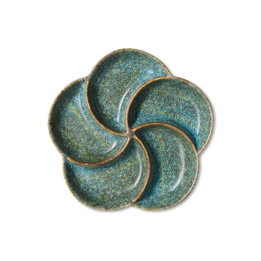PRE-ORDER - HKLIVING - 70s ceramics: Snack tray - Granite