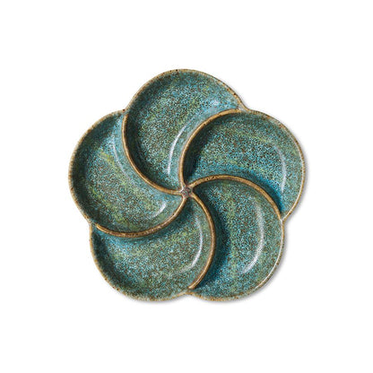 PRE-ORDER - HKLIVING - 70s ceramics: Snack tray - Granite