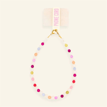 Mable Happiness - Phone Cord - Rainbow pearl