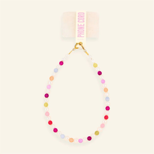 Mable Happiness - Phone Cord - Rainbow pearl