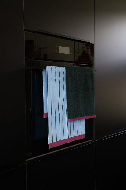 Lifa Home - Theedoek en Handdoek Set - Vivid Blue Green