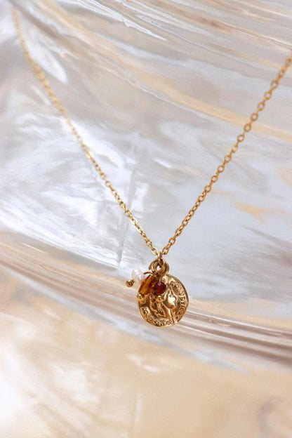 Label Kiki - Necklace Gold - Coin