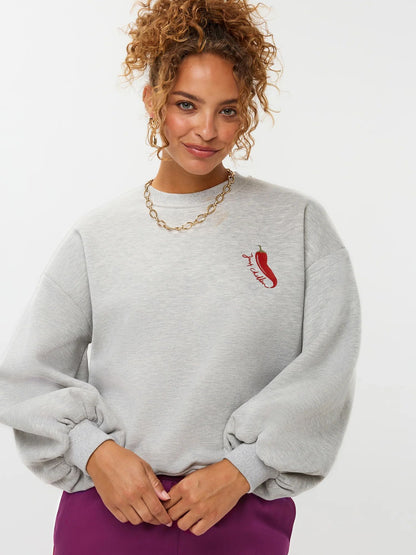 Ydence | Sweater Just Chillin | Grey