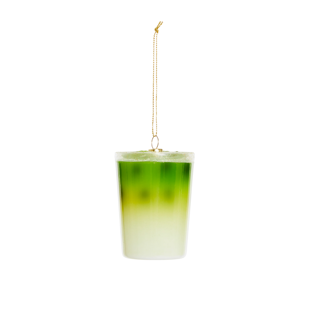 Yup in de boom - Iced Matcha Latte Kerstornament