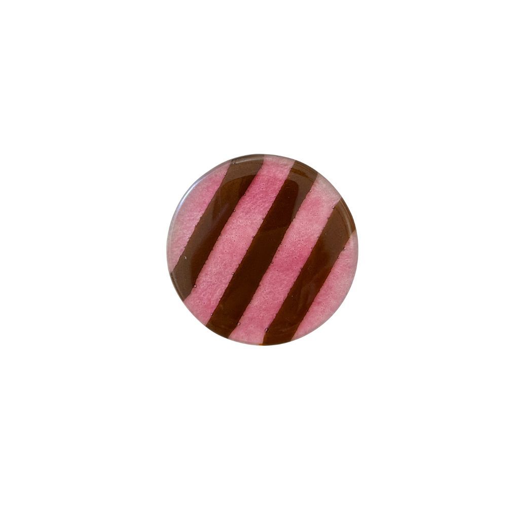 Onderzetter glas - Roze/Oranje