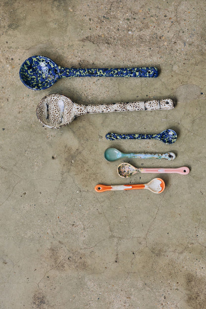 PRE-ORDER - HKLIVING - 70s ceramics: Lepels set van 4 - Joy