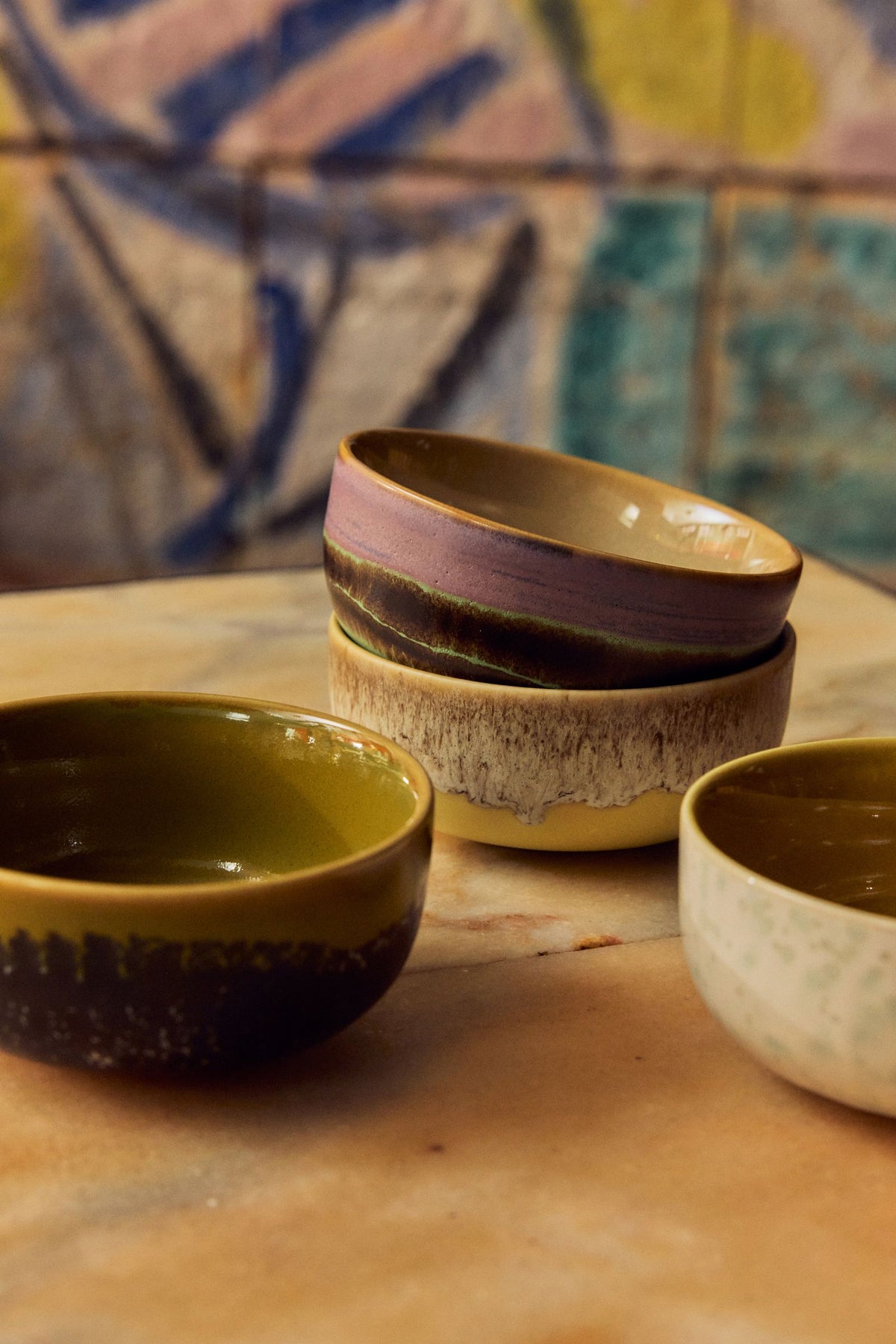 PRE-ORDER - HKLIVING - 70s ceramics: Tapas bowl - Custard