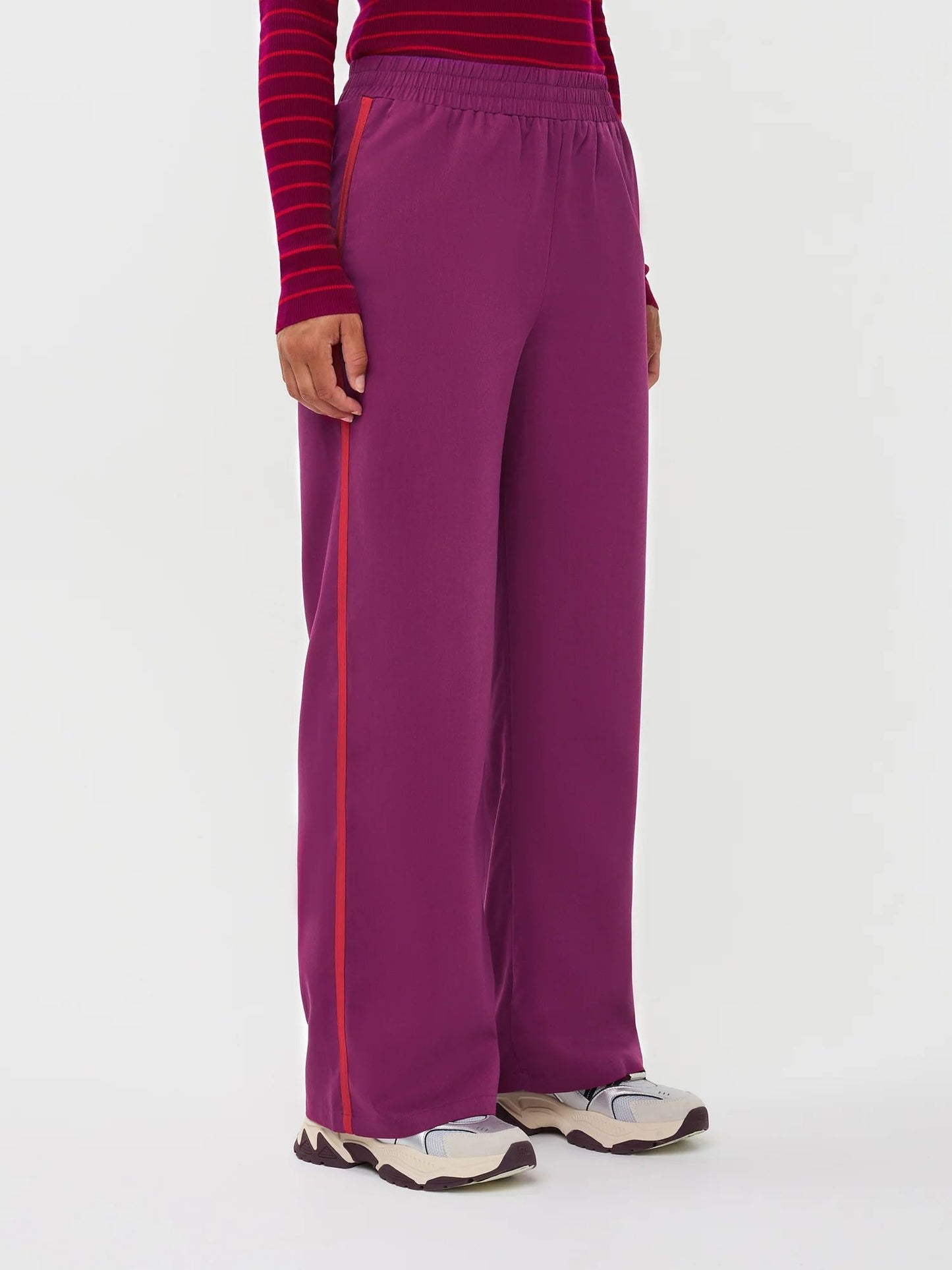 Ydence | Pants Zizi | Fuchsia purple/red