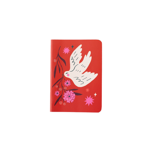 All the luck in the world - Mini soft cover notebook Birds