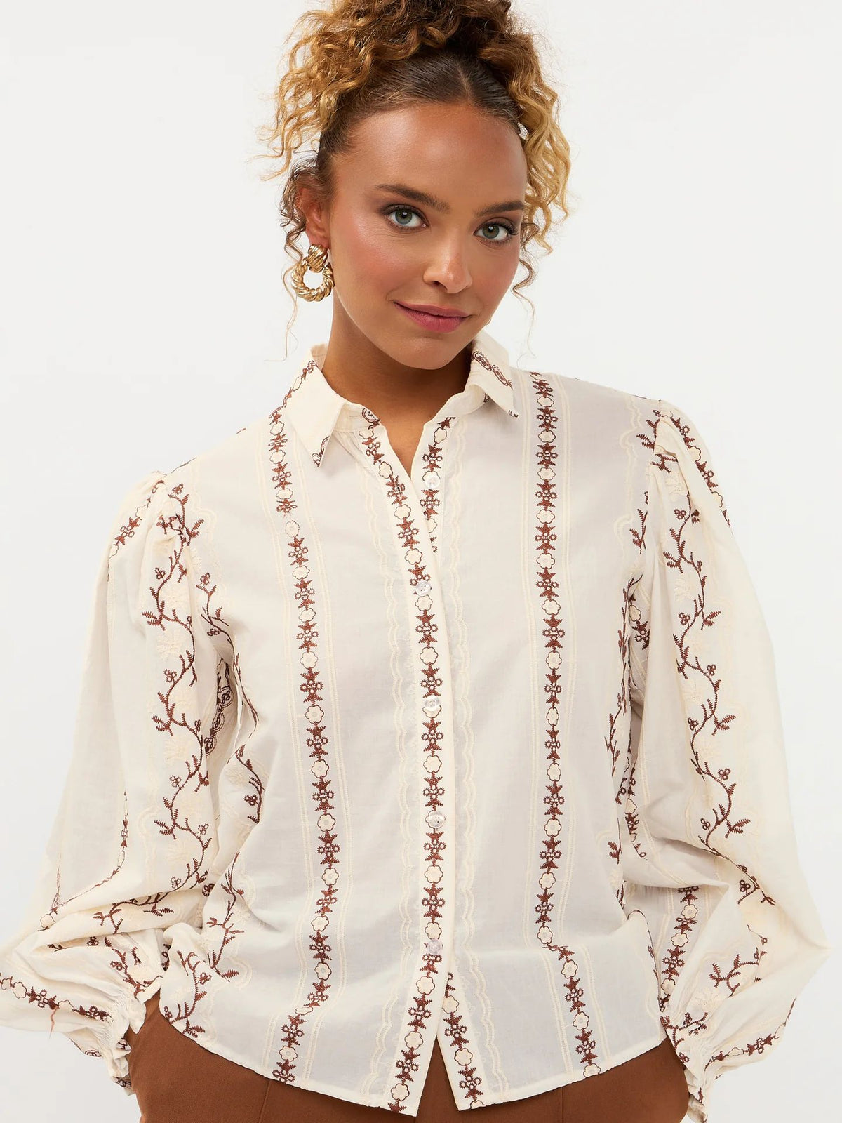 Ydence | Blouse Aline | Ecru