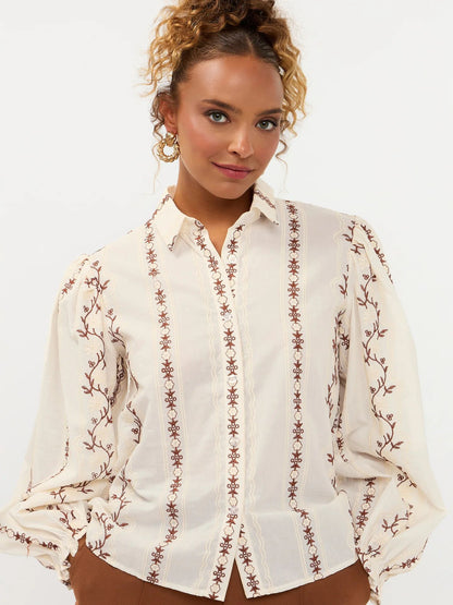 Ydence | Blouse Aline | Ecru