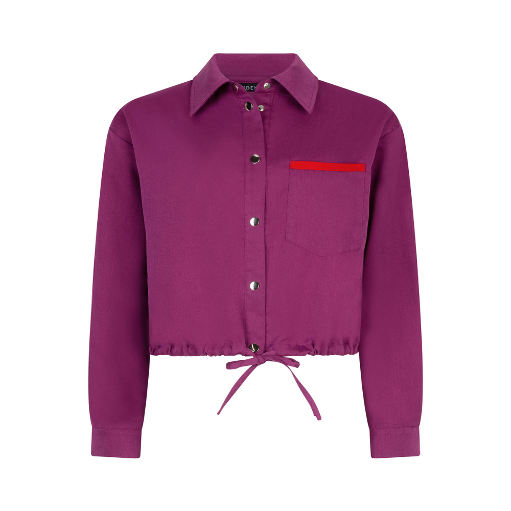 Ydence | Blouse Kess | Fuchsia purple/red