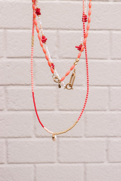 Label Kiki - Tropical treasure necklace gold