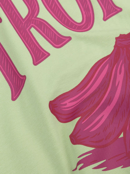 Ydence | T-shirt Tropical | Soft green