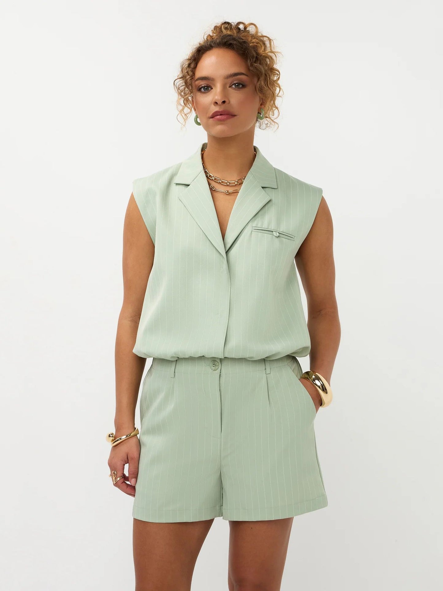 Ydence | Short Sibel | Sage Green