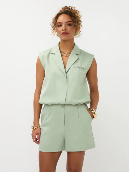 Ydence | Short Sibel | Sage Green