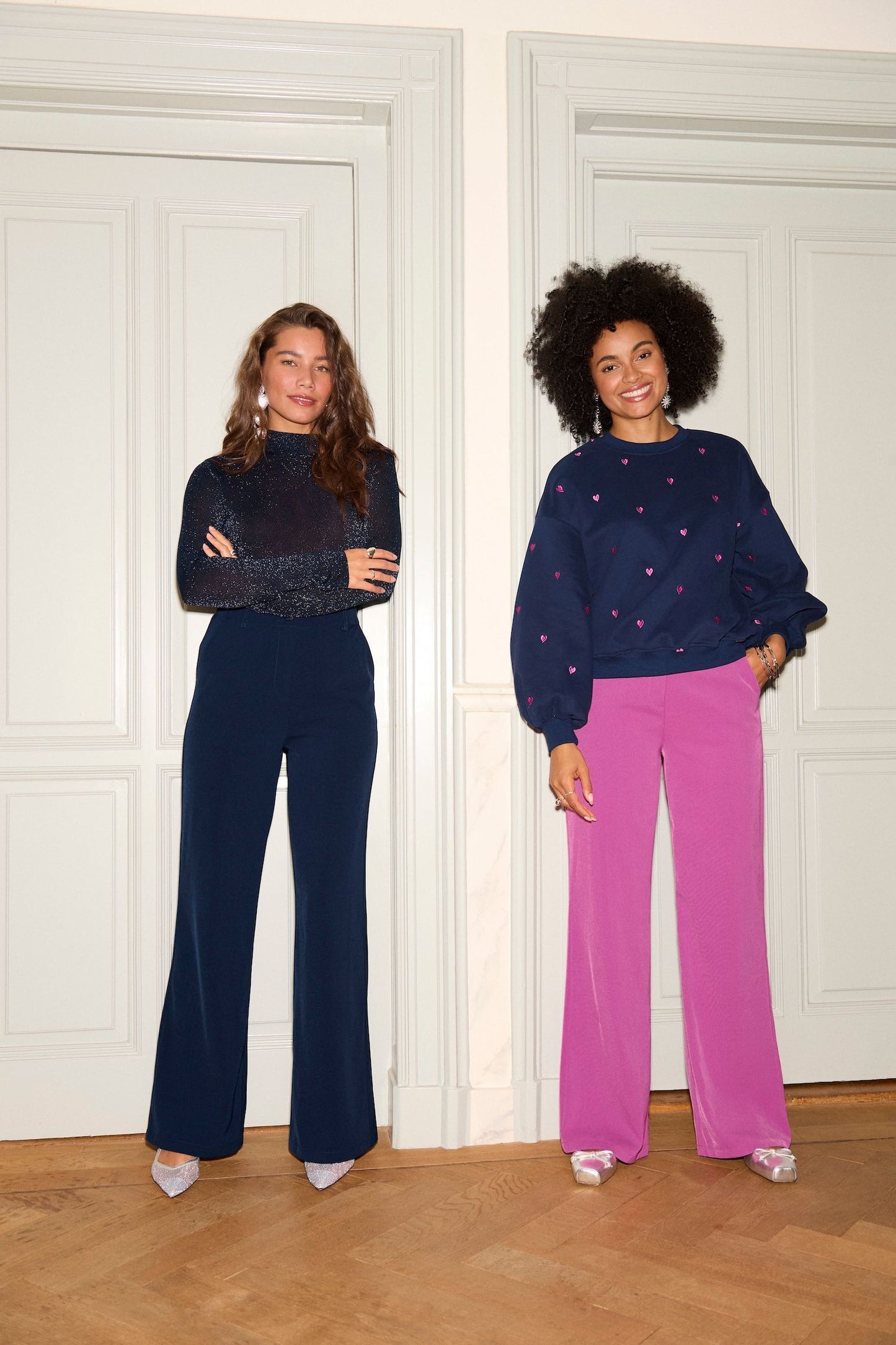Ydence | Pants Solange | Fuchsia purple