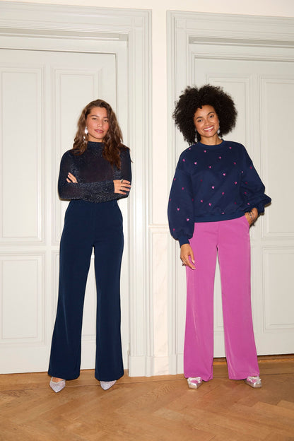 Ydence | Pants Solange | Fuchsia purple