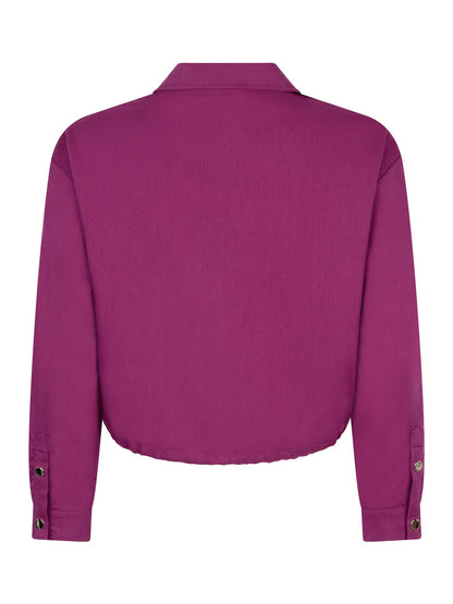 Ydence | Blouse Kess | Fuchsia purple/red