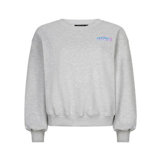 Ydence | Sweater Catch Me | Grey melange