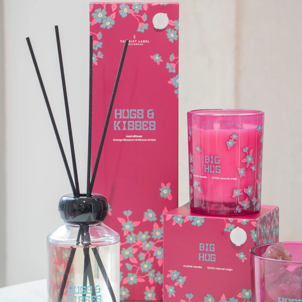 The Gift Label - Geurstokjes - Hugs & Kisses