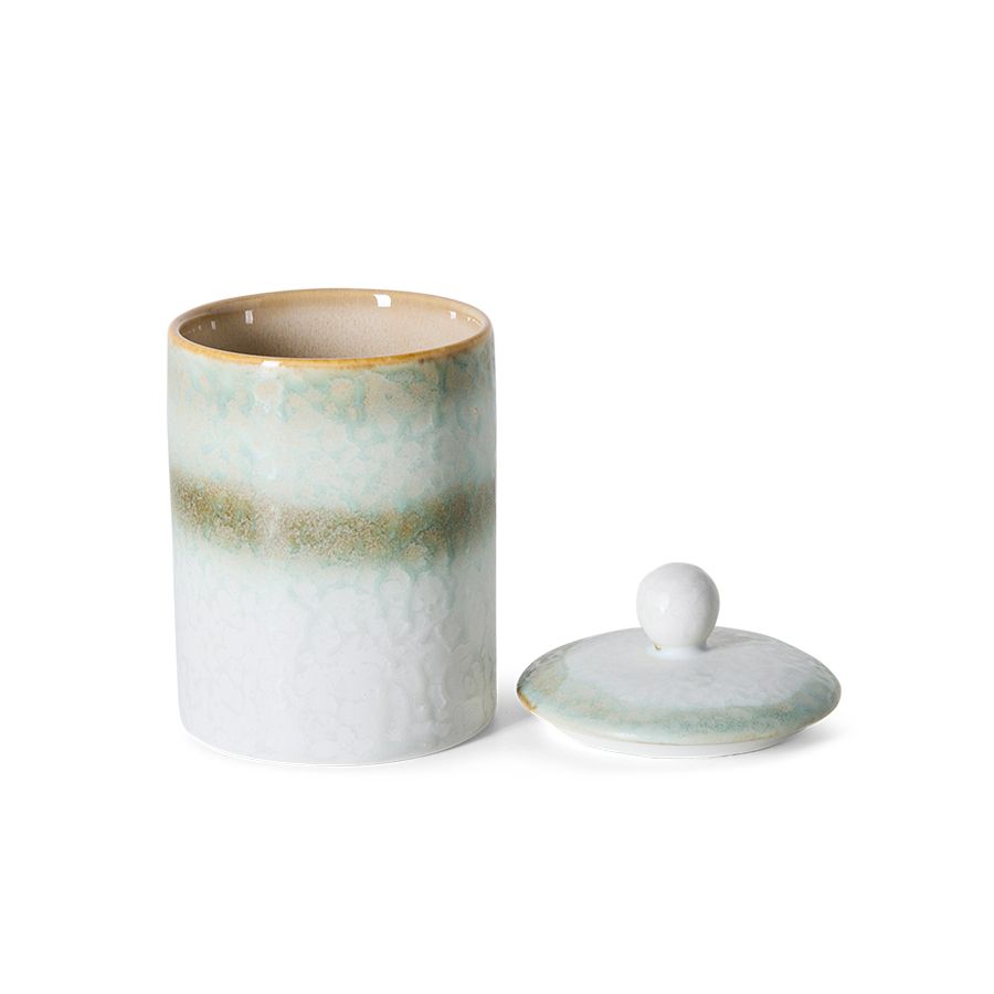PRE-ORDER - HKLIVING - 70s ceramics: Jar - Lotus