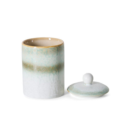 PRE-ORDER - HKLIVING - 70s ceramics: Jar - Lotus