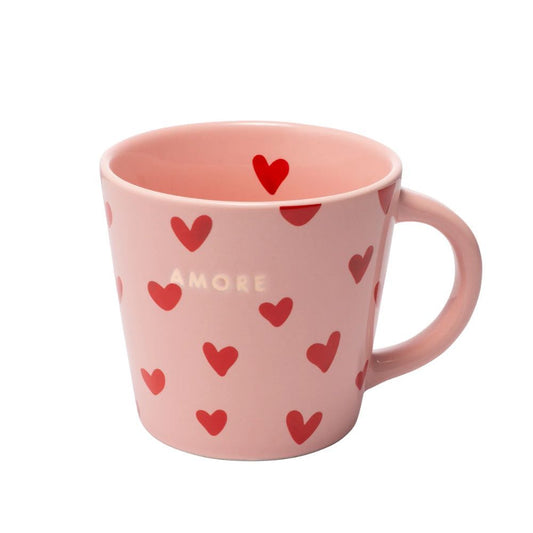 Vondels - Cappuccino mok Amore - Roze