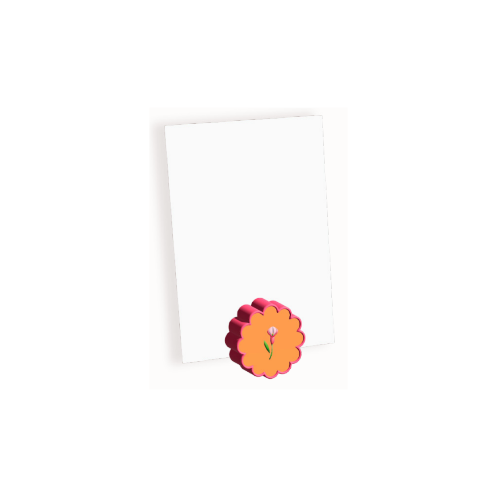 The gift label - Kaartenhouder - Pink Flower